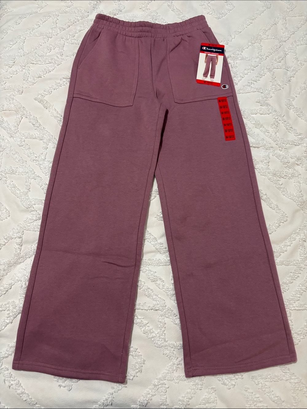 NWT Champion Wide-Leg Sweatpants in Purple (Orchid Ice)